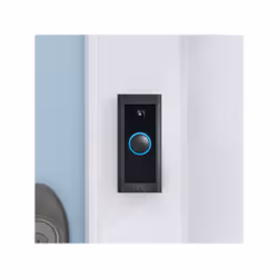 Ring - Wi-Fi Video Doorbell - Wired - Black