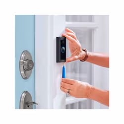 Ring - Wi-Fi Video Doorbell - Wired - Black