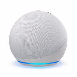 Amazon Echo Dot, Amazon Alexa, Round, White, Plastic, German, English, Spanish, French, Italian, Android, iOS