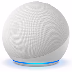 Amazon Echo Dot (5th generation), Amazon Alexa, Spheric, White, Glacier White, German, English, Spanish, French, Italian, Wir ...