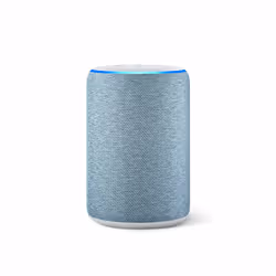 Amazon Echo (3rd Generation), Amazon Alexa, Cylinder, Blue, Android, iOS, 2 cm, 7.62 cm