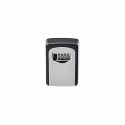 Wall Mounted Key Storage Box Combination Lock Black