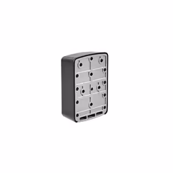 Wall Mounted Key Storage Box Combination Lock Black