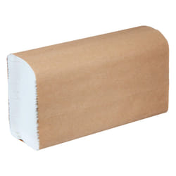 AmazonCommercial FSC Certified Ultra Plus Multifold Paper Towels  2400 Count  16 Pack of 150  White