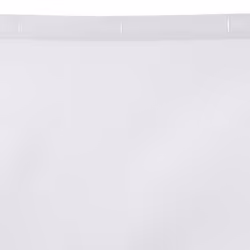 Amazon Basics Linen Style Bathroom Shower Curtain  72"" x 72""  Bright White  11.42"" L x 9.45"" W