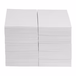 Amazon Basics Blank 1000 Index Cards  500 Count (Pack of 2)  White  4'' x 6''