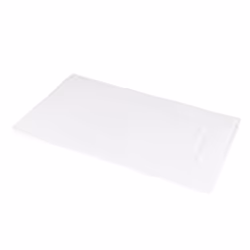 Amazon Basics Absorbent Cotton Machine Washable Bath Rug Mat for Shower  Bright White  31"""" L x 20"""" W