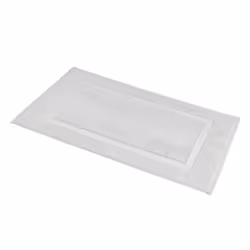 Amazon Basics Banded Bathroom Bath Rug Mat  Soft Silver  31 inches L x 20 inches W
