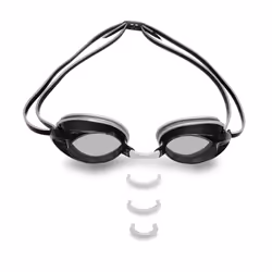 Unisex Adult Swimming Goggles, One Size, Silver