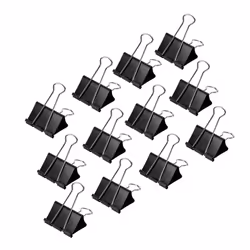 Amazon Basics Binder Paper Clips Small Clip 144 Count 12 Pack of 12 Black