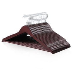 Amazon Basics Wood Suit Clothes Hangers - Cherry  20-Pack