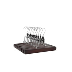Amazon Basics Wooden Pants Hangers  Cherry  10Pack