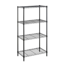 Amazon Basics 4-Shelf Adjustable Storage Shelving Unit, 200 Pound Loading capacity per Shelf, Steel Organizer Wire Rack, 24 x 14 x 48 Inches (LxWxH),