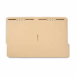 Amazon Basics Manila File Folders with Fasteners  Letter Size  50-Pack  Beige