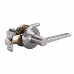 Amazon Basics Manchester Door Passage Lever  6-Pack  2.6 x 5.4 in  Satin Nickel