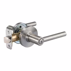 Amazon Basics Contemporary Madison Door Lever - Privacy - Satin Nickel 6-Pack