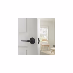 Amazon Basics Manchester Door Lever - Privacy - Matte Black  6-Pack