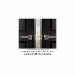 Amazon Basics Contemporary Stamford Door Lever - Entry - Satin Nickel  6-Pack