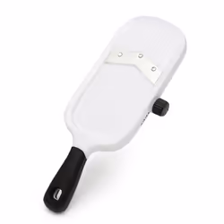 Hand-Held Mandoline Slicer, White