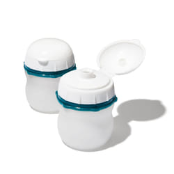 OXO Good Grips Prep & Go Leakproof Silicone Squeeze Bottle - 2 Pack  White