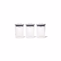 OXO Good Grips POP Round 3-Piece Mini Canister Set