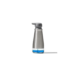 13331100 Foaming Soap Dispenser, Stainless Steel, Clear