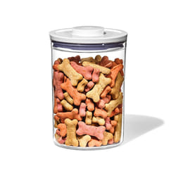 OXO Good Grips Pet POP Container - 3.3 Qt/3.1 L Ideal for up to 3lbs of Dog Food or 2.5lbs of Cat Food  Airtight Dog and Cat Food Storage Container  B