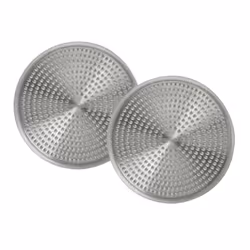 OXO Good Grips Easy Clean Shower Stall Drain Protector - Stainless Steel & Silicone (2 A)