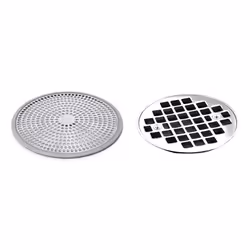 OXO Good Grips Easy Clean Shower Stall Drain Protector - Stainless Steel & Silicone (2  A)