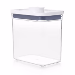 OXO GoodGrips POP Container - Airtight Food Storage - 1.7 Qt Rectangle (Set of 4) for Coffee and More