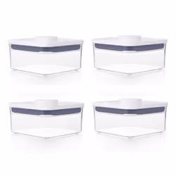 OXO Good Grips POP Container - Airtight Food Storage - 1.1 Qt Square (4 Pack)