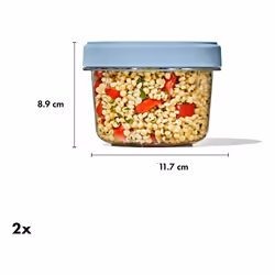 OXO OX11393400 food storage container Round 0.55 L Blue, Transparent 2 pc(s)