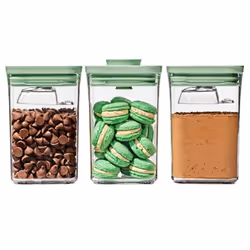 OXO OX11401000, Container, Square, Green, Transparent, Plastic, China, 105 mm