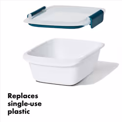 OXO Good Grips Prep & Go Sandwich Container 4.3 Cups/1.02 L - Leakproof Food Storage for Sandwiches & Leftovers  4 Pack