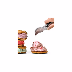 Steel 3126700 1 ea Ice Cream Scoop with Lever Stainless Steel