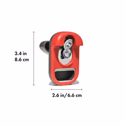 OXO Outdoor Kitchen Compact Can Opener with Built-In Bottle Opener Red/Grey