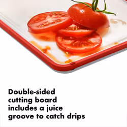 OXO Outdoor Kitchen Cutting Board & Tray White