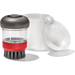 OXO Outdoor Kitchen Soap Dispensing Dish Brush with Storage Case