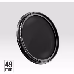 Polaroid HD Vari Neutral Density Filter - ND2-2000 - 49mm