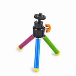 Polaroid 8 Color Heavy Duty Mini Tripod With Pan Head With Tilt For Polaroid Z2300 Z340 Digial Instant Print Cameras (Black)