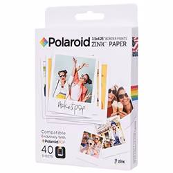 Polaroid M340, Matt, White, 40 sheets, Polaroid Pop, 76.2 mm, 101.6 mm