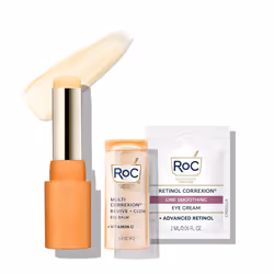 RoC Multi Correxion Revive  Glow Vitamin C Eye Balm 014 oz with Retinol Eye Cream Packette