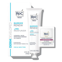 RoC Barrier Renew Night Moisturizer with Ceramides & Antioxidant Green Tea AND Lipo Peptides to renew Skin Barrier  Christmas Gifts & Stocking Stuffer