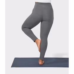 Manduka Renew Legging - Heathered Grey High Rise - L