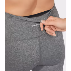 Manduka Foundation Legging - Heather Grey - H/Rise - XL
