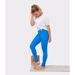 Manduka Renew Legging - Be Bold Blue (High Rise) - XS