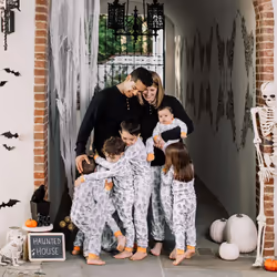 Burt's Bees Baby Baby Family Jammies Matching Holiday Organic Cotton Pajamas  Ghosties & Goblins  Mens X-Large