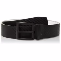Nike boys Carbon Fiber Texture Reversible Belt Black/White Medium