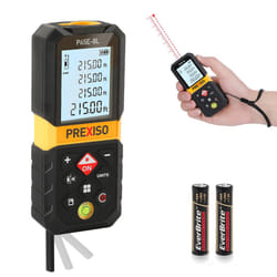 PREXISO Laser Measure  215Ft Laser Measurement Tool with Entension for Diagonal Measuring Ft/Ft+in/in/M Units - Pythagorean Mode  Area Volume -100 Set