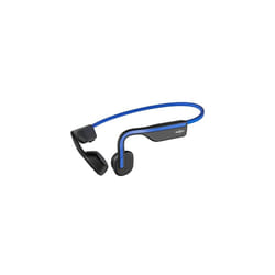 SHOKZ OpenMove Wireless Headphones, [England Athletics Recommended] Bluetooth Bone Conduction Headset with Mic, 6 Hour Playtime , Cycling(Blue)